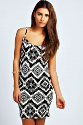 SALE - Callie Aztec suknelė